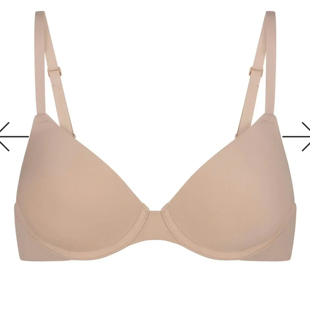 Skims Kim Kardashian Fits Everybody T-Shirt Demi Bra in Mica Nude Size 36C - Picture 1 of 5